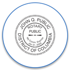 Dist. of Columbia Notary Seals